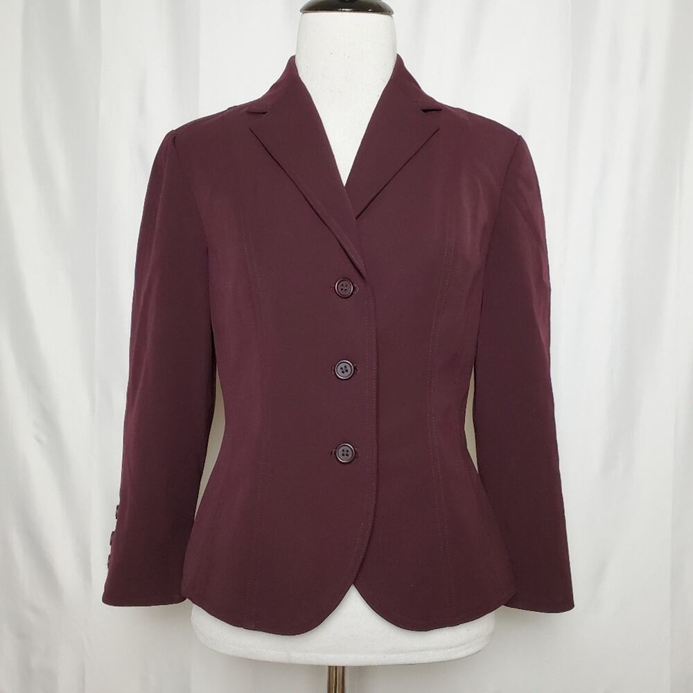 NWT The Limited Plum Blazer SZ 2